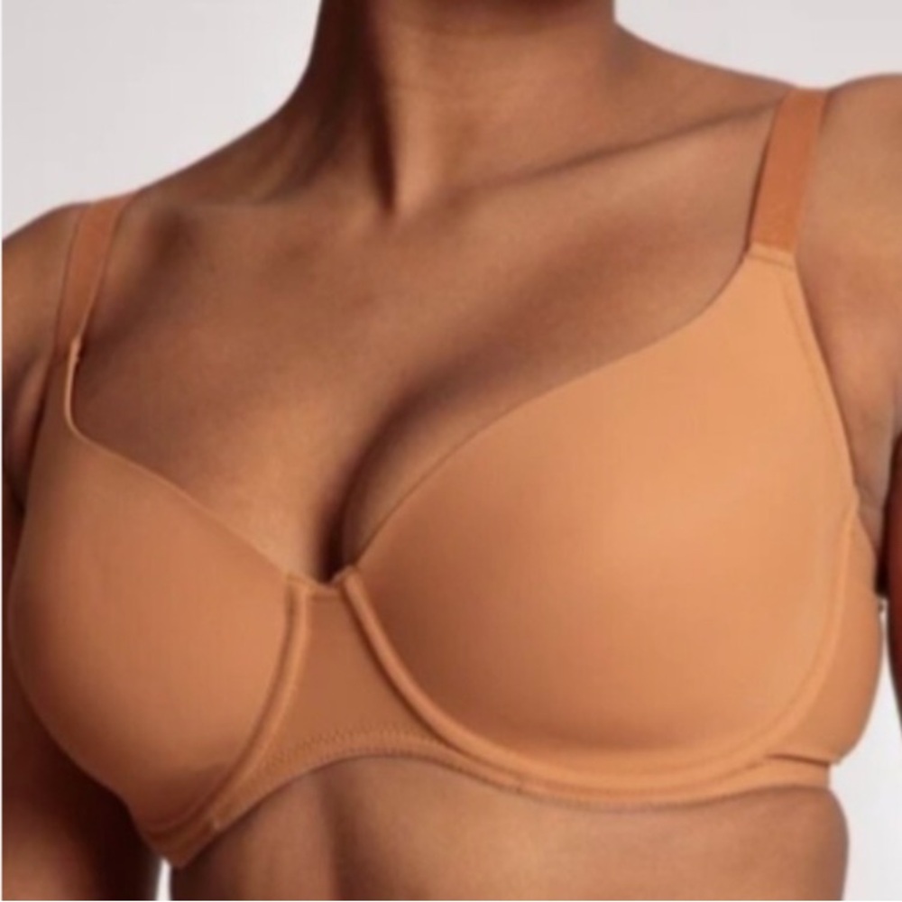 Nubian Skin Cafe Au Lait T shirt Bra Size 36D NEW